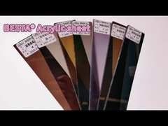 PMMA χυτοειδείς χρωματιστές ακρυλικές πλάκες Ακρυλική LED πινακίδα 4ft X 8ft