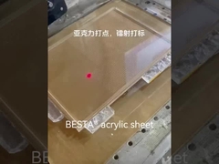 PMMA Διαφανές διαφανές υφασμένο ακρυλικό φύλλο 6mm Σκόρπος πέτρας